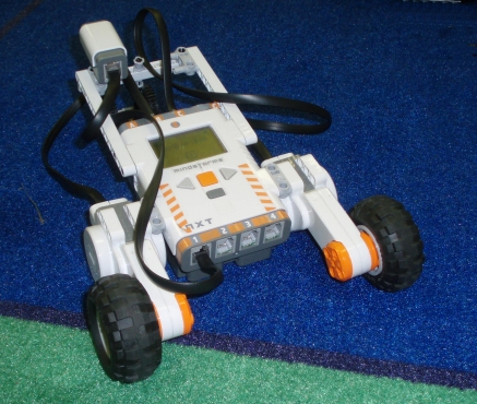 wheeled LEGO Mindstorms robot